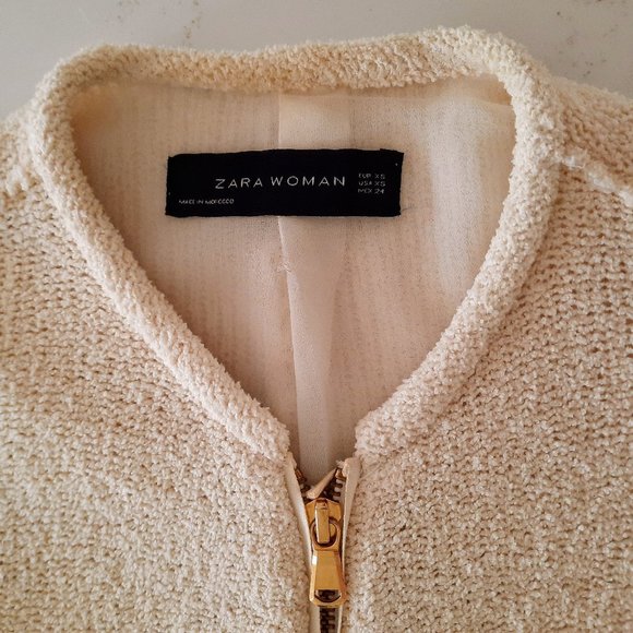 ZARA Cream Blazer - Picture 3 of 5